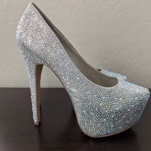 rhinestone Deeva Steve Madden Bride heels